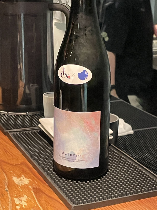 中野の裏路地にある日本酒専門店"角打ち割烹 三才"🍶
