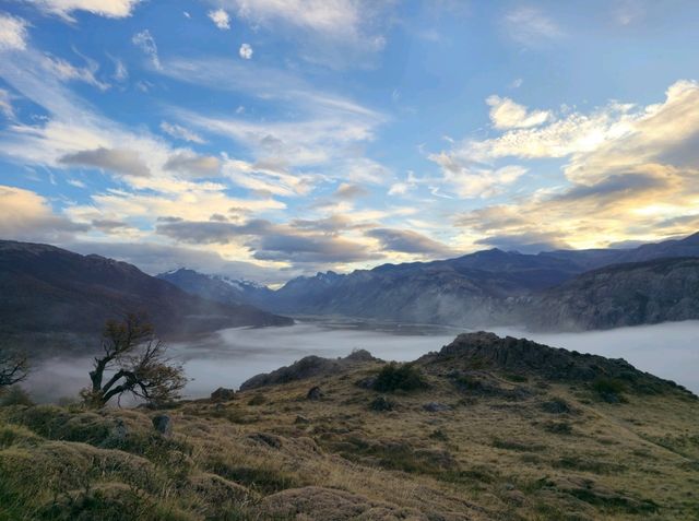 해외여행 아르헨티나의 아름다운 Sendero al Fitz Roy