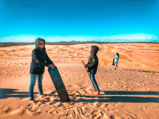 Sand, Smiles, and Screams of Joy at Anna Bay