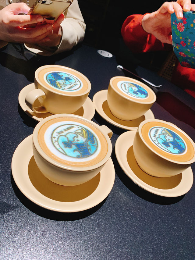 中国大連　大連限定カフェラテ☕️