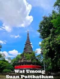 วัดอุโมงค์ สวนพุทธธรรม วัดเก่าแก่กว่า 700 ปี