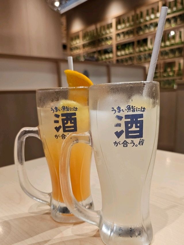 大眾壽司居酒屋，高質刺身，5至7點仲有飲品特價