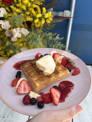 【福岡】青いコンテナハウスにできたお洒落なカフェ☕️