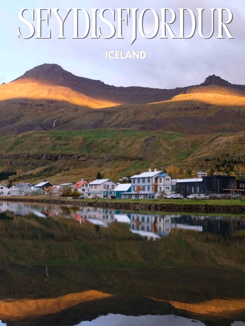 Seydisfjordur and hidden waterfall