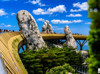 Golden Bridge (Jembatan Tangan Raksasa) Da Nang, Vietnam 🇻🇳