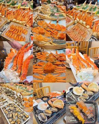 9,800 JPY Seafood Buffet in Tsukiji... Unlimited Crab for Real! 🦀