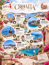 ✨🇭🇷 “โครเอเชีย…ประเทศที่เมืองเก่า ทะเลสีคราม และพระอาทิตย์ตกดิน สวยจนอยากหยุดเวลาไว้ตรงนั้น” 🌊☀️