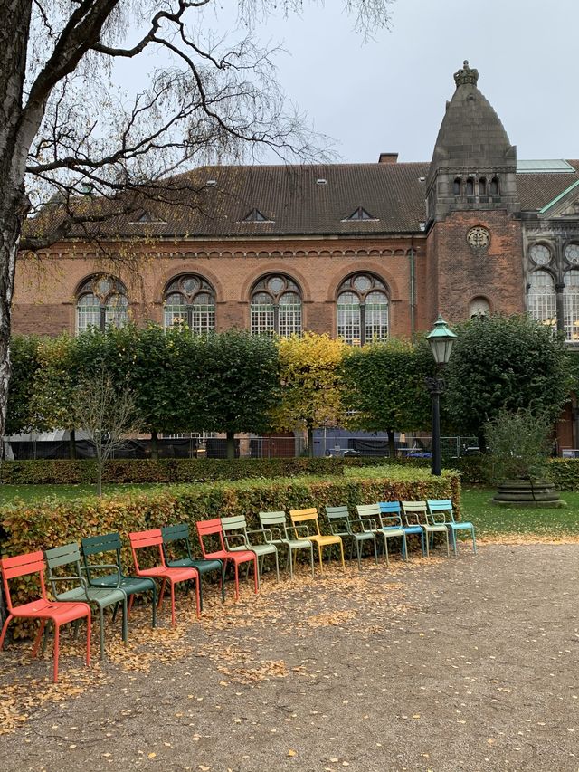 🇩🇰가을을 느낄 수 있는 코펜하겐 왕립도서관 정원