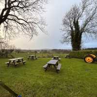 A cosy country pub with a view 