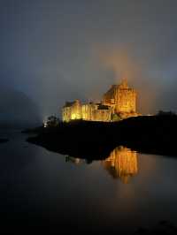 Mystical Views: A Castle Before & After the Evening Fog