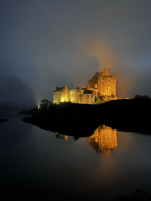 Mystical Views: A Castle Before & After the Evening Fog