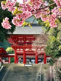 A shrine associated with Emperor Tenchi