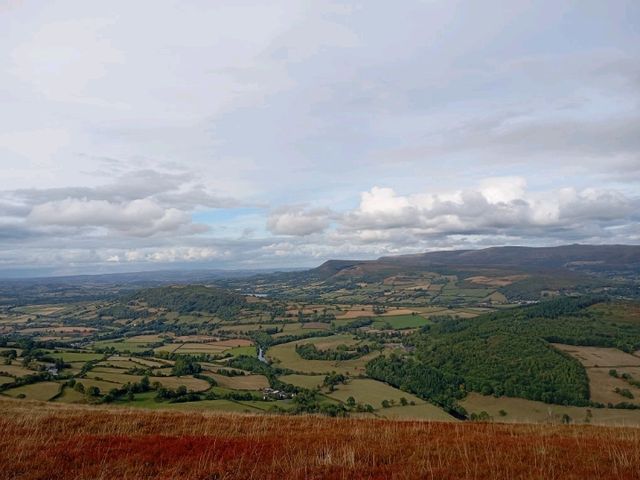 The Black Mountains and the Crawnon Valley