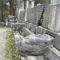 600年の眠りから蘇って来そうな石像にドッキリ、明孝陵