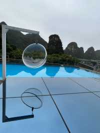 The roof of Yangshuo hotel 