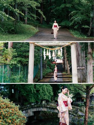 日本2日山間之旅 |穿著和服漫步古城，參拜寺廟。