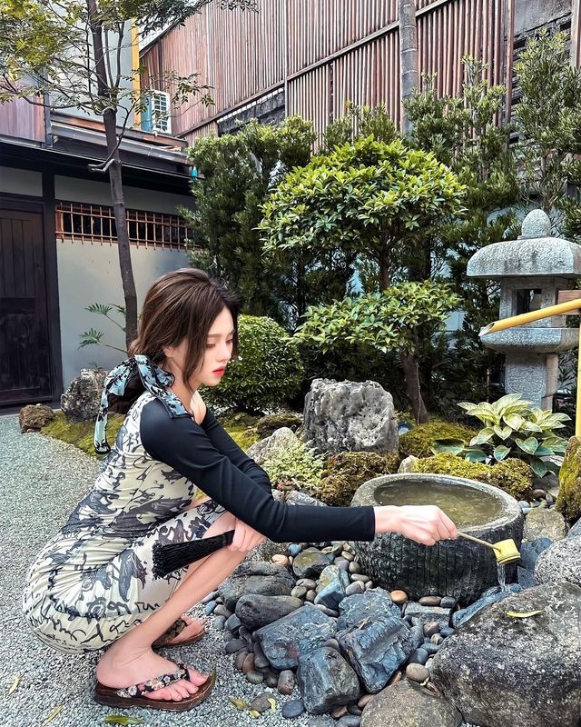 Girlfriend is here and everything is good, Mayu Japanese-style hotel in Bangkok.