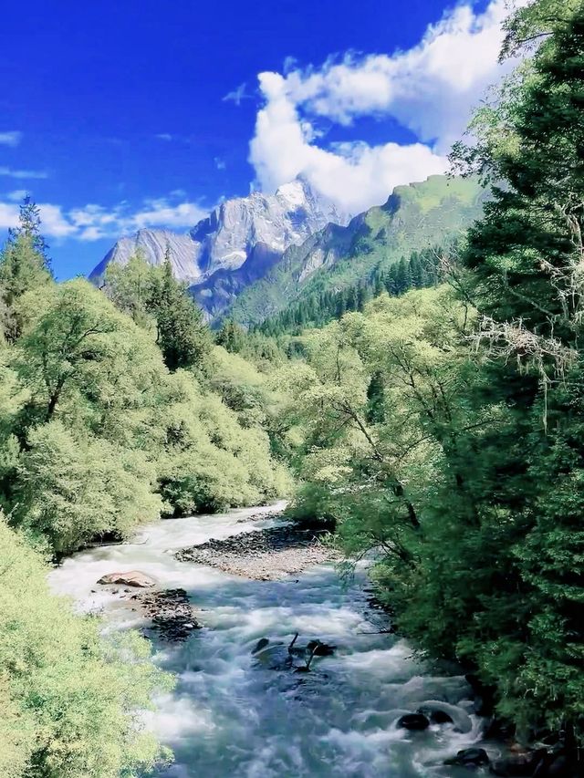 夏天快到了，帶著她去一趟四姑娘山吧！！