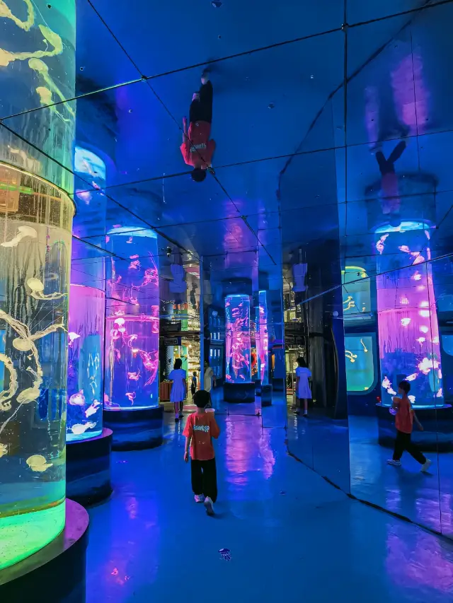 Weekend fun with the kids!! Let's head to the underwater world in downtown Fuzhou!!