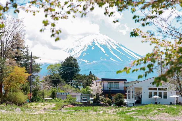 天氣好的富士山