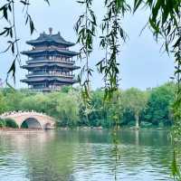 【濟南天下第一泉】戶外園林風景，適合任何季節遊覽