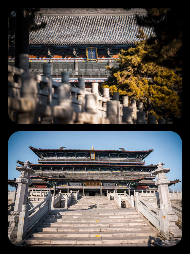 遼寧遼陽廣佑寺美麗景區。