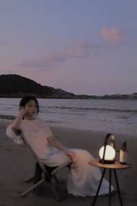 秋天與海舟山朱家尖24小時島嶼生活。