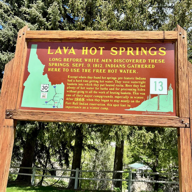 Idaho lava hot spring 