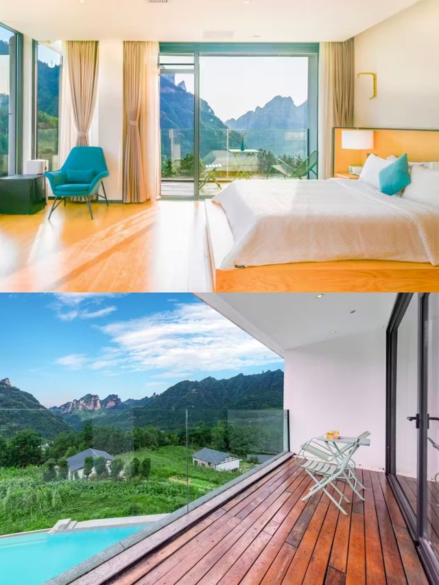 超大泳池張家界棲漫民宿的奇妙之旅。