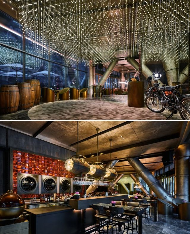 睡進世界建築奇蹟！躺看瀑布的礦岩美學酒店