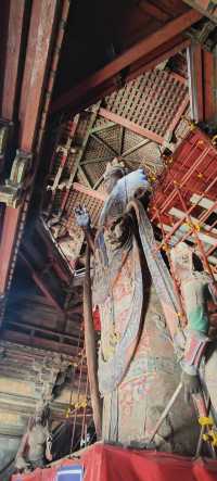 歲月靜好獨樂寺  3 三塊匾與彩泥大觀音
