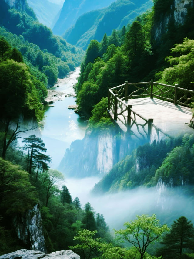 這片"懸浮山"仙境，真的在地球上嗎？
