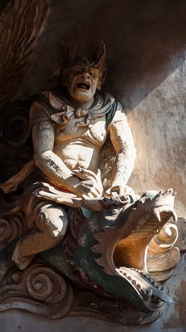 長治一座金構就把我拉進神話世界