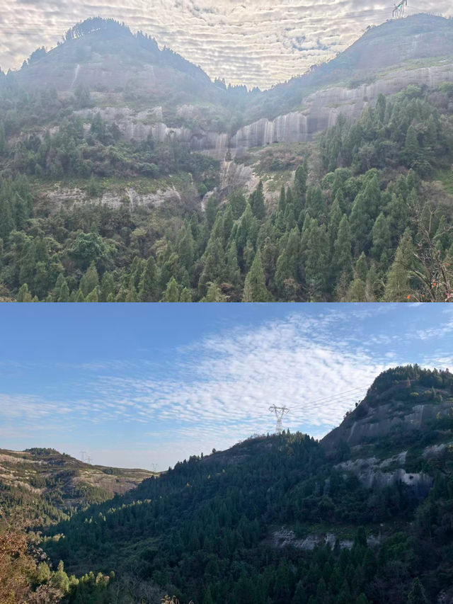 徒步萬金山：在宜昌的紅葉片海中，打卡原始山林與岩石山脊