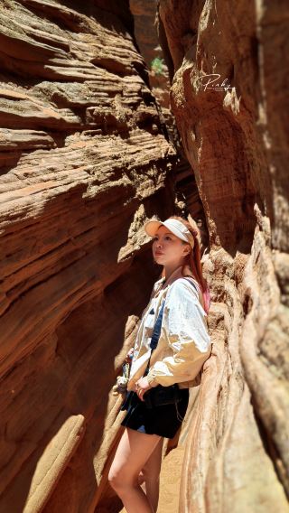 陝西靖辺 | 億万年の赤い岩波の秘境––波浪谷