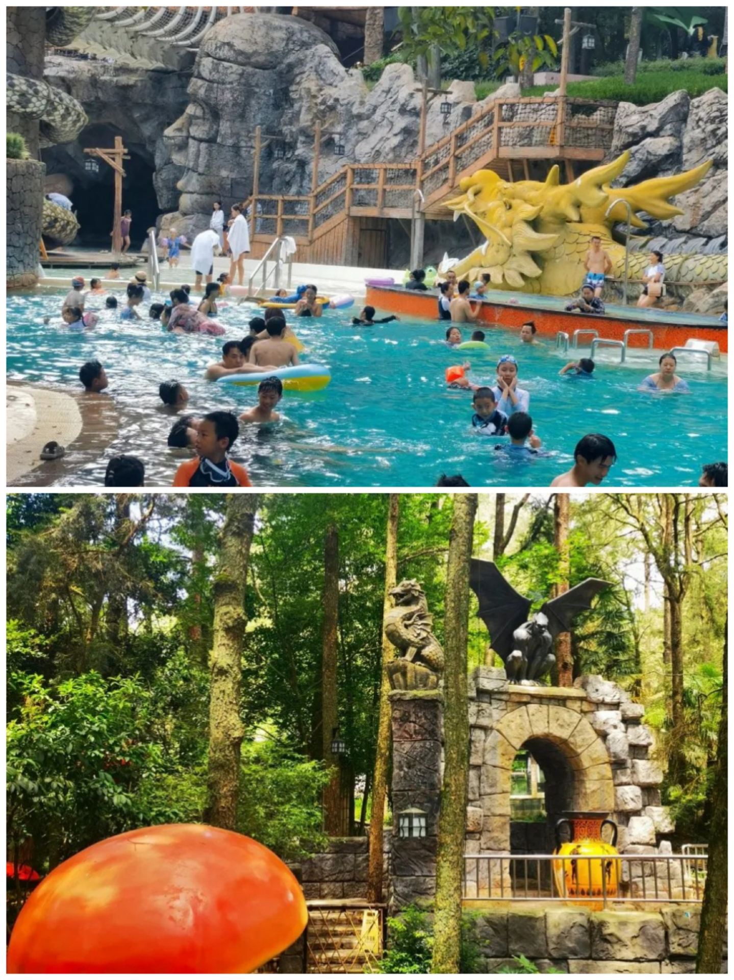 Just back from Jinfang Forest Hot Spring. I really don't recommend going in September because it's just too popular