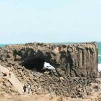 澎湖西嶼景點【鯨魚洞與漁翁島燈塔】