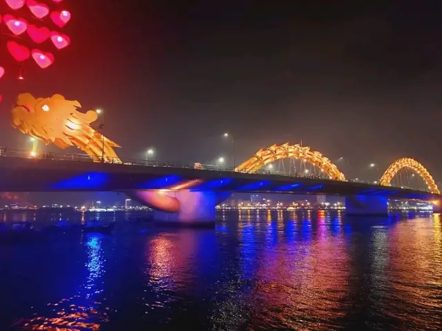 Dragon Bridge across the Han River of Da Nang
