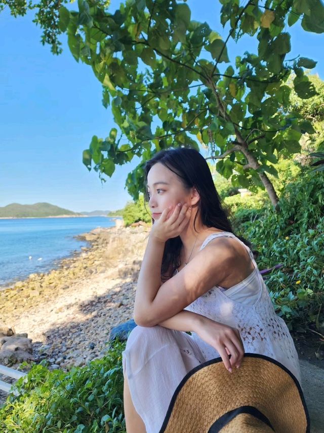 📍西貢| 毫不起眼的沙灘🌊| 淺藍色圍欄👋