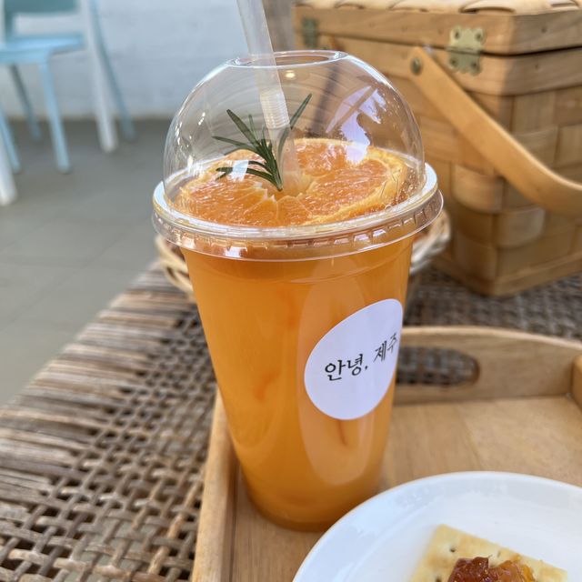 😘청귤차가 너무 맛있는 귤카페 제주에인감귤밭💖 