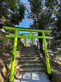 【足利】カラフルな七色の鳥居がある足利織姫神社