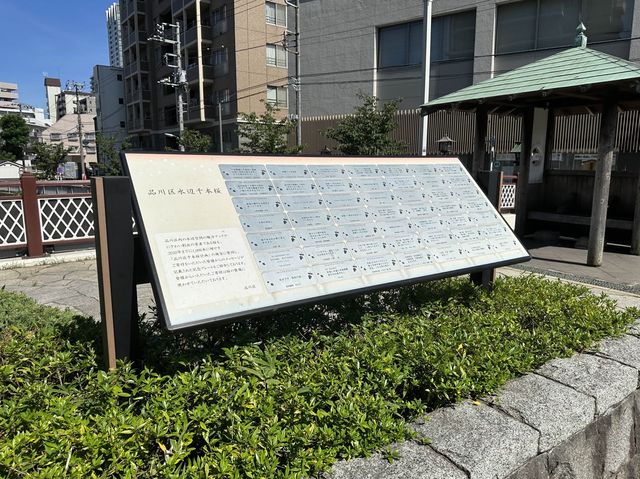 東京・品川。東海道五十三次『品川宿』。『北品川宿』と『南品川宿』を隔てる橋『品川橋』を散策。