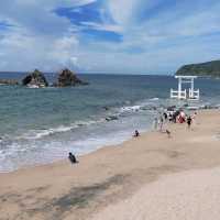 【福岡-糸島】海に浮かぶ純白の白鳥居