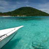 SEA THROUGH WATER AT PULAU PERHENTIAN