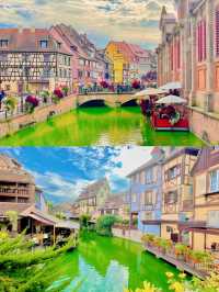 【絶景🇫🇷】おとぎ話みたいなかわいい世界📖美女と野獣やハウルの動く城のモデルの街コルマール🥀