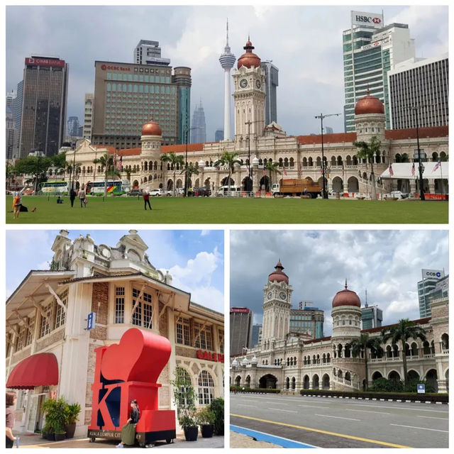 吉隆坡景點：Dataran Merdeka，享受輕鬆愉悅的步行、坐在廣場上放鬆身心。