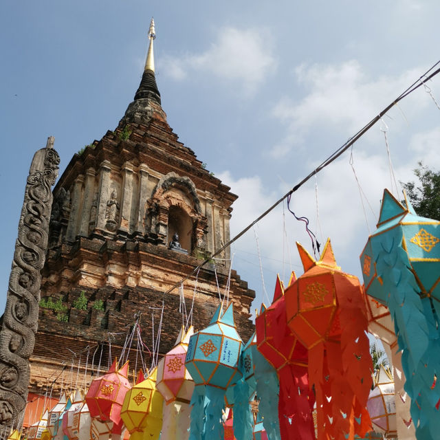 The Buddhist Temple in Chiang Mai