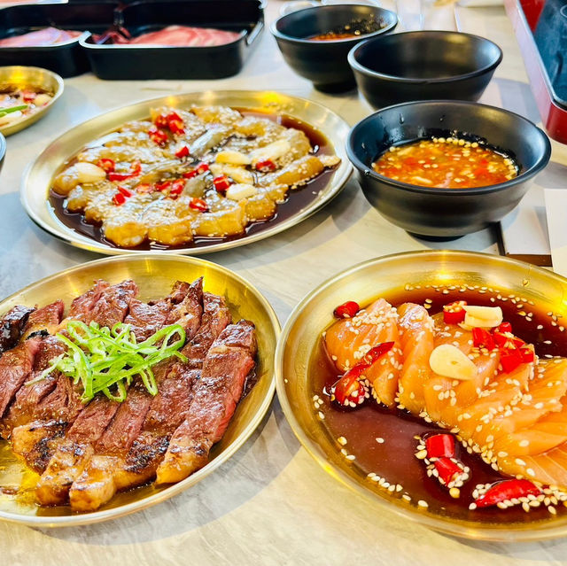 บุฟเฟ่ต์ร้านเด็ด‼️ชาบูปิ้งย่างกุ้งเผาอาหารญี่ปุ่น