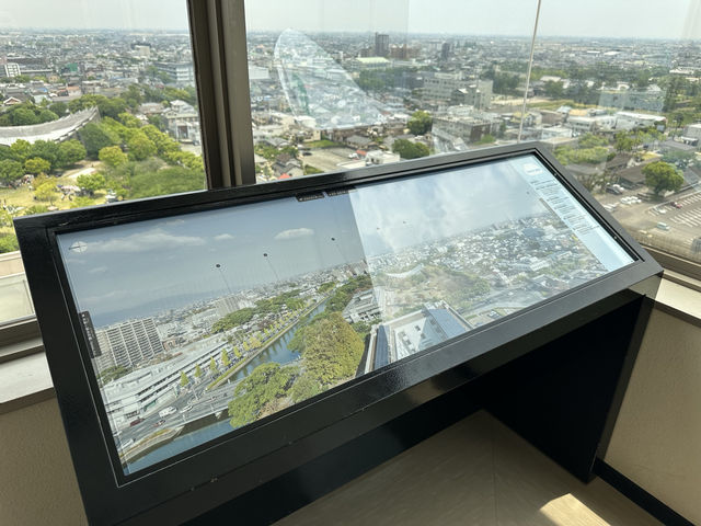 佐賀県佐賀市。佐賀県庁新館の最上階にある展望ホール『SAGA360』