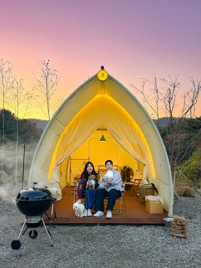 진짜로 몸만가면 되는 캠핑💛